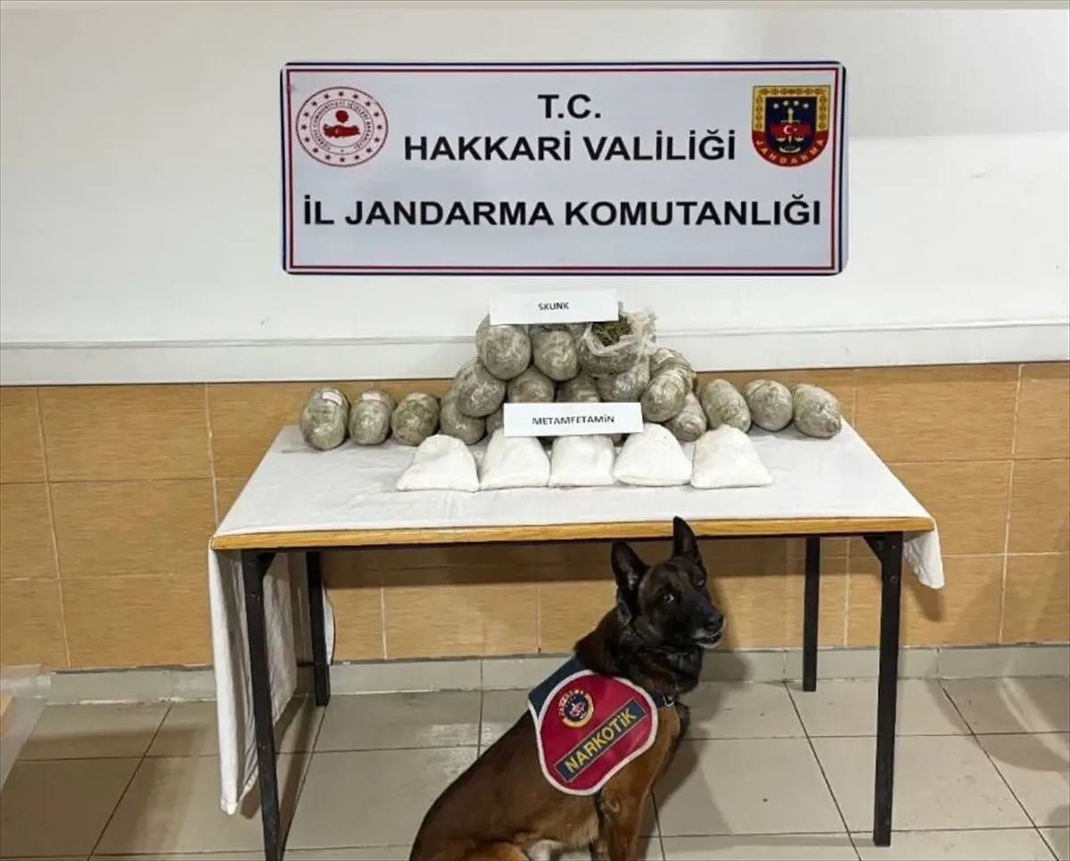 Hakkari'de Büyük Uyuşturucu Operasyonu: 22 Kilogram Madde Ele Geçirildi