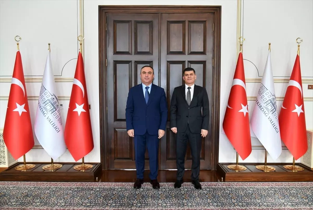 Tekirdağ Büyükşehir Belediyesi'nden Vali Soytürk'e Resmi Ziyaret