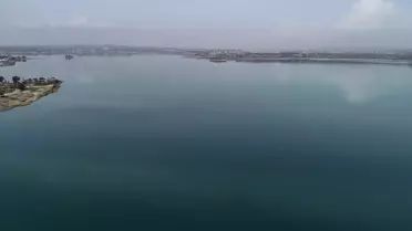 Barajların su seviyesini gösteren fotoğraf