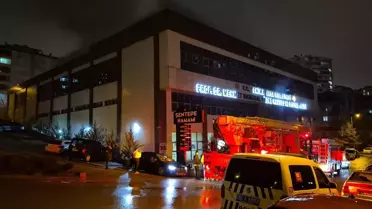 Yangının söndürülmesinin ardından havuzun dış görünümü