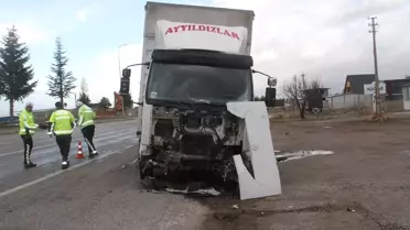 Kaza sonrası Beyşehir'de çekilen fotoğraf
