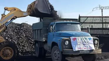 Kırgızistan’da kömür yığını