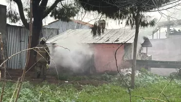 Olay yerinde çekilen güvenlik kamerası görüntüsü