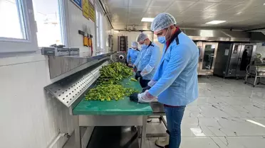 Karlı yollarda sıcak yemek dağıtan ekip