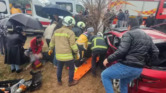 Kaza sonrası olay yeri