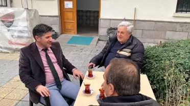 Ergin Akkaya’nın yürüyüş yaparken çekilen fotoğrafı