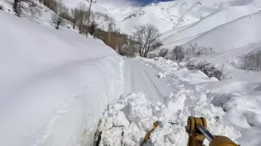 Bahçesaray’da bir metre kar