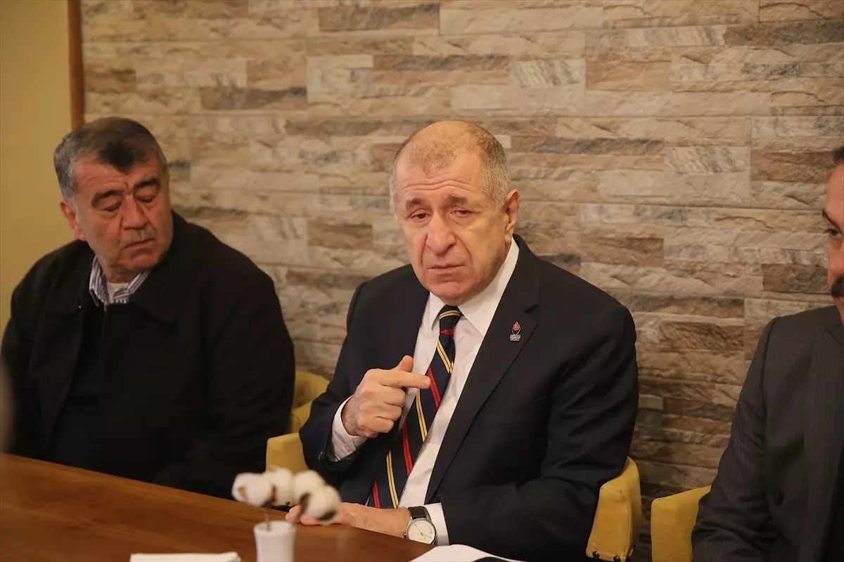 Zafer Partisi Genel Başkanı Ümit Özdağ, Hatay’da Tarım Odaları ve Esnafla Buluştu