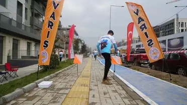 Yarışmacıların parkurda ilerleyişi