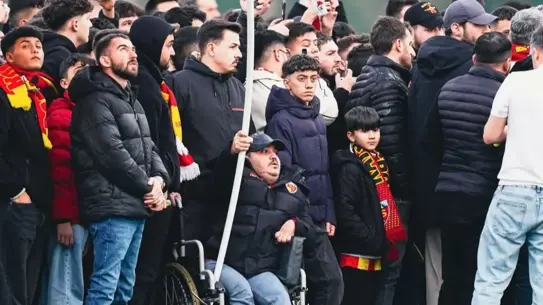 Kayserispor antrenman sahasından bir kare