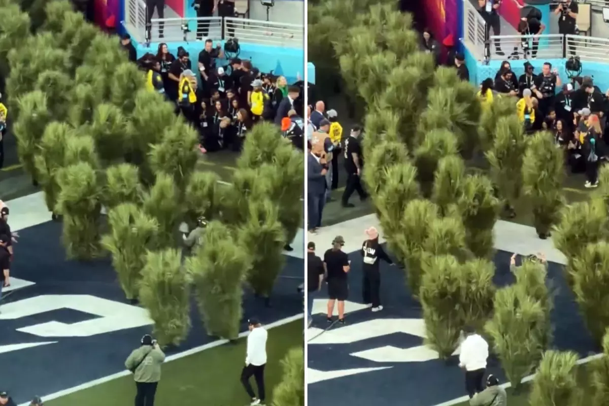 Super Bowl’da Çim Adamlar Fenomen Oldu: Sahada Görülen Sürpriz Anlar