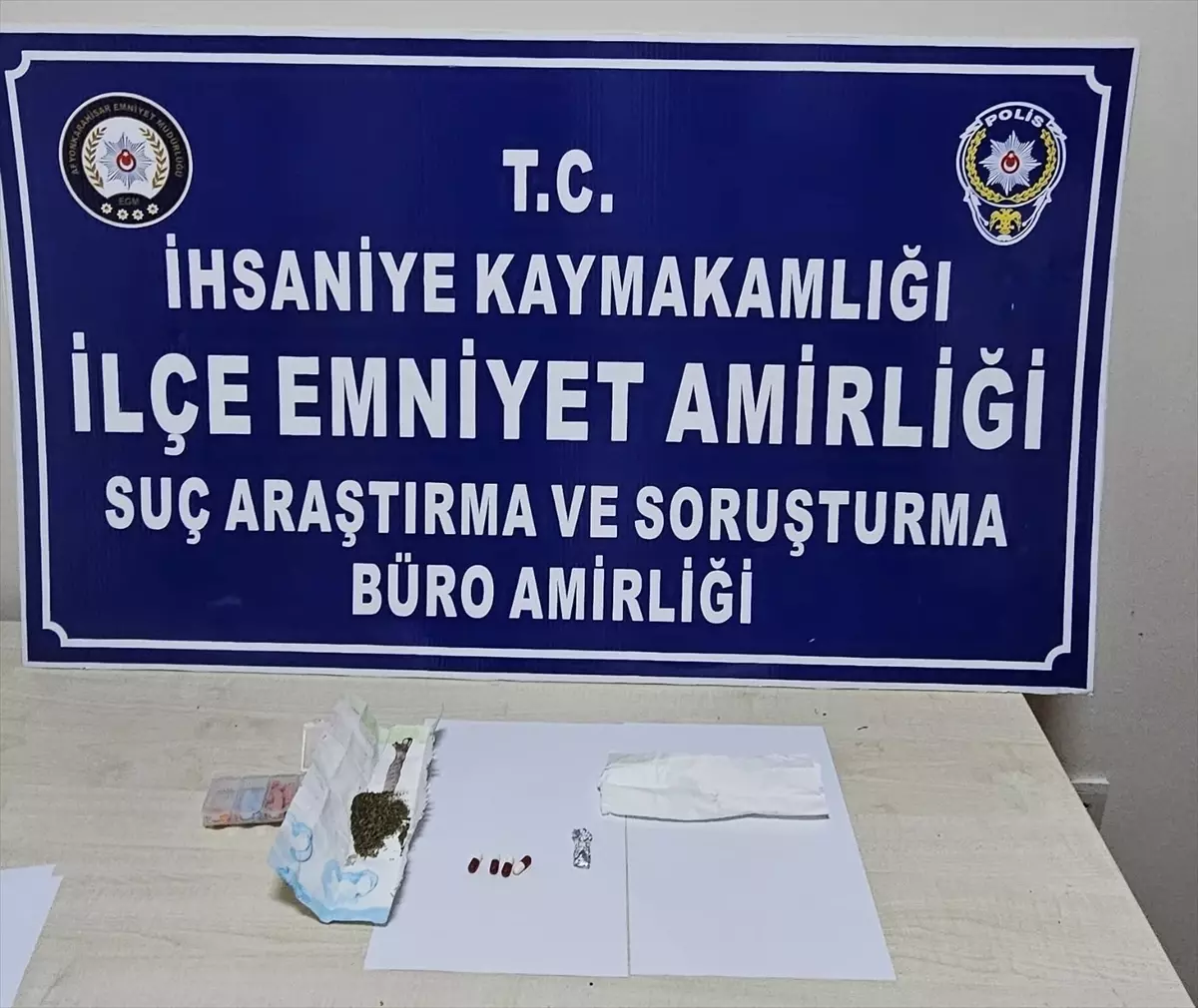 Afyonkarahisar İhsaniye'de Uyuşturucu Operasyonu Sonuçları