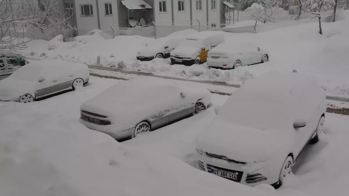 Bitlis’in Dağlık Kesimlerinde 30 cm Kar Yağışıyla 165 Yol Kapandı