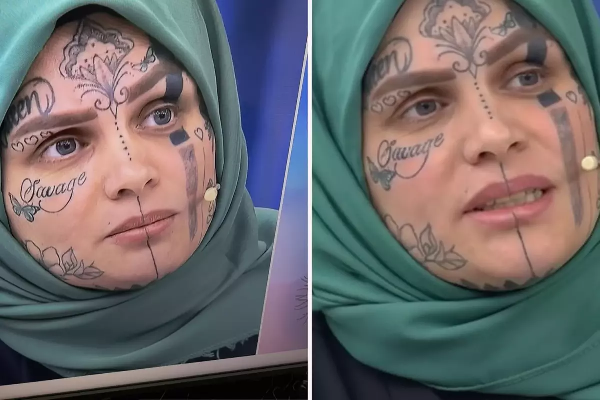 Genç Kadının Dövmeleri 'Vazgeçme' Programına Renk Katıyor