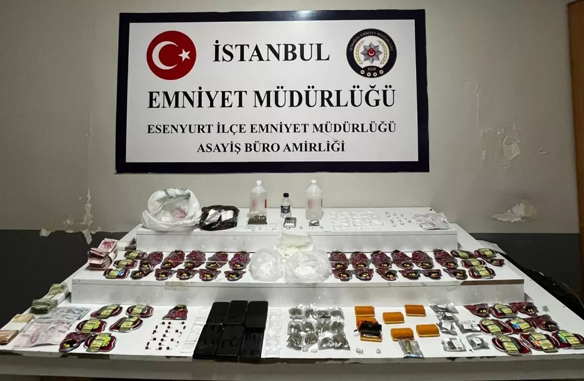 Esenyurt’ta uyuşturucu operasyonu