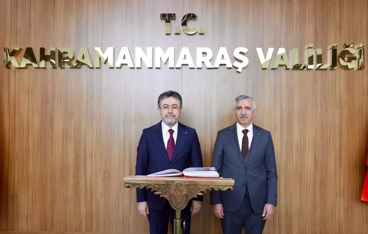Tarım ve Orman Bakanı İbrahim Yumaklı, Kahramanmaraş’ta Valilik ve Çiftçi Derneklerini Ziyaret Etti
