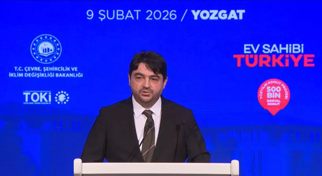 Yozgat'ta TOKİ'nin Yüzyılın Konut Projesi Kura Çekimi Gerçekleşti