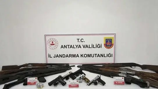 Ele geçirilen silahlar ve mühimmat