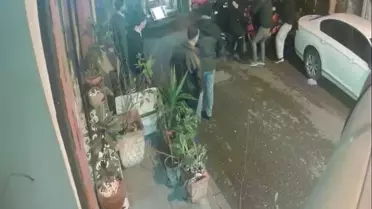 Kaza anının güvenlik kamerası görüntüsü