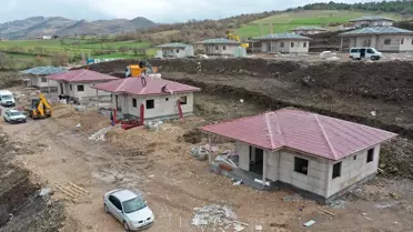 İnşaat alanındaki yeni konut blokları