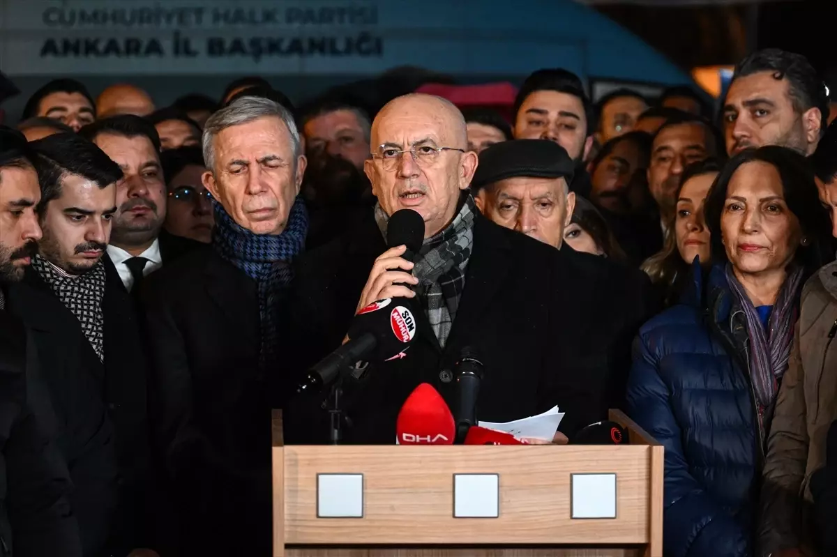 CHP Ankara Şubesi, Keçiören Belediye Başkanı Özarslan'ı İstifaya Çağırıyor
