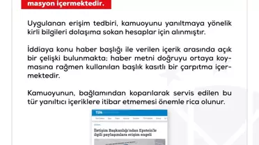 DMM, Epstein'le İlgili Erişim Engeli İddialarını Dezenformasyon Olarak Nitelendirdi