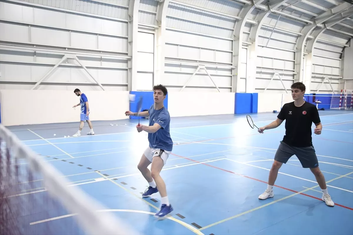 Avrupa Badminton Şampiyonası'nda Altın İçin Hazırlanan Mert Seven ve Gökay Göl