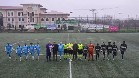 Maçın kritik anlarından biri