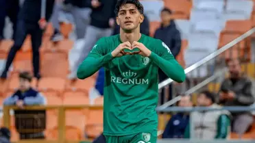 Bodrum FK'in maçta attığı beş golün bir anı