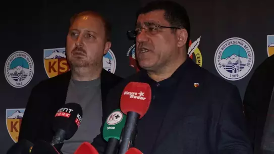 Kayserispor Başkanı Nurettin Açıkalın Konuşma Anı