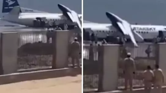 Denizde tahliye edilen yolcular