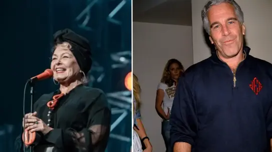 Roseanne Barr'ın Epstein hakkında konuştuğu an
