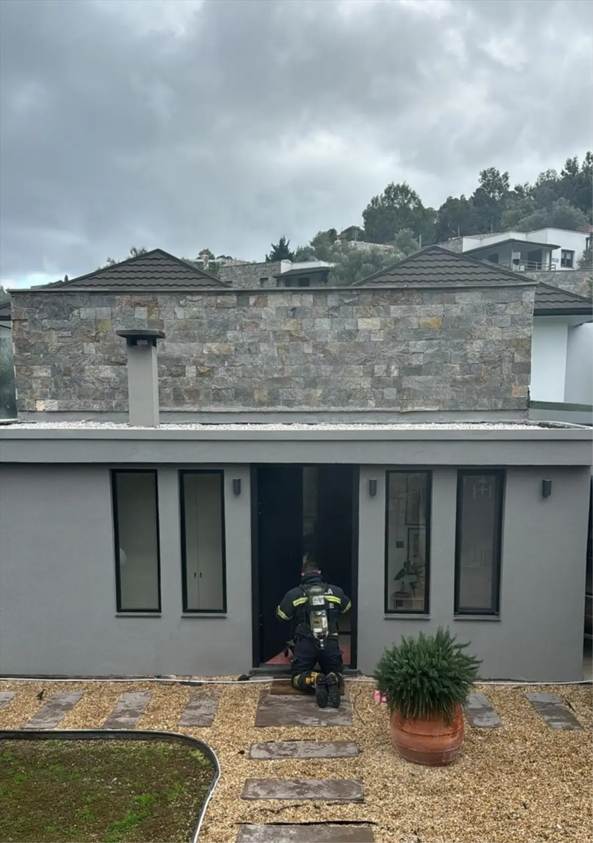 Bodrum’da Müstakil Evde Çıkan Yangın Kontrol Altına Alındı