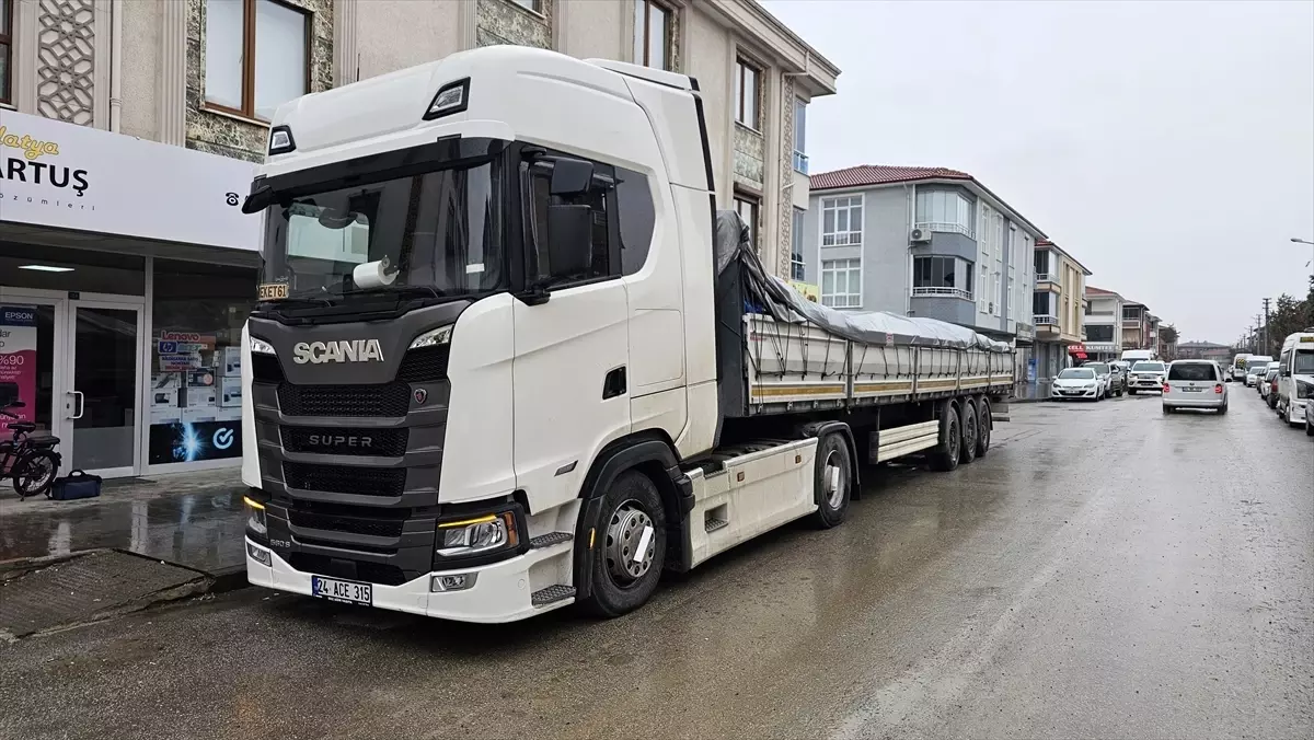 Erzincan’dan Filistin ve Suriye’ye Yardım Kervanı Yola Çıktı