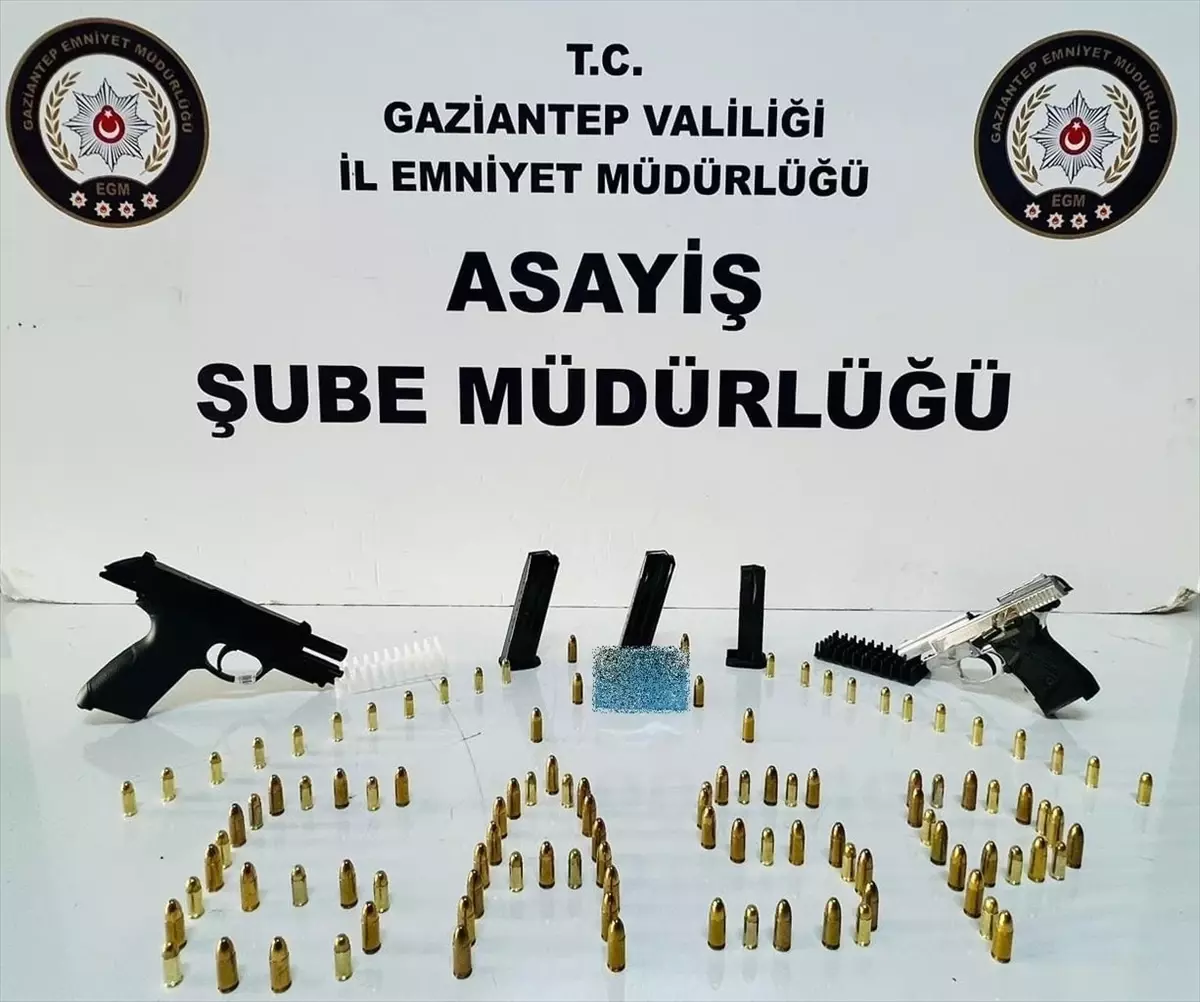 Gaziantep’te Silah Kaçakçılığına Büyük Darbe: 1 Şüpheli Tutuklandı