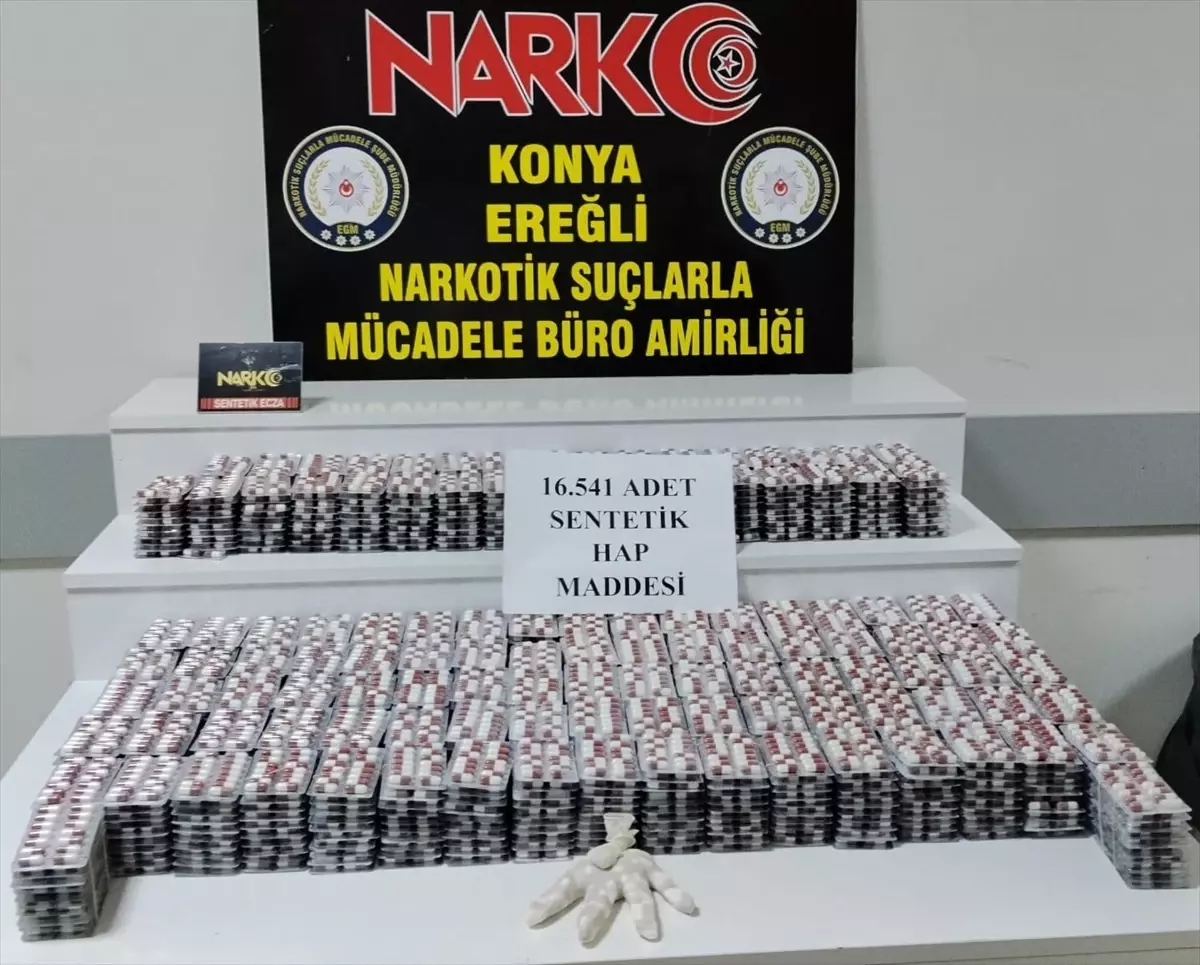 Konya’nın Ereğli İlçesinde Uyuşturucu Operasyonu: 3 Şüpheli Yakalandı