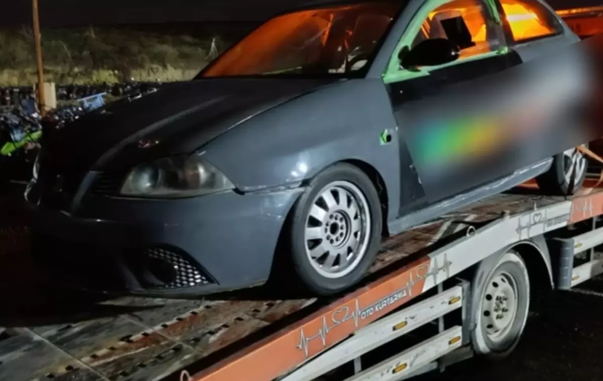 Mersin otobanında yasa dışı yarışa 407 bin TL ceza ve araç men cezası