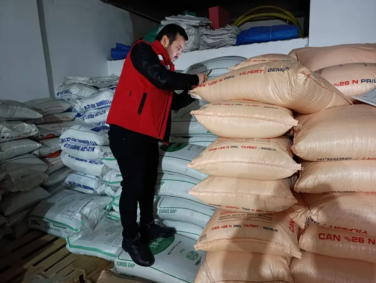 Samsun Salıpazarı’nda Gübre Bayilerine Sıkı Denetim Gerçekleştirildi