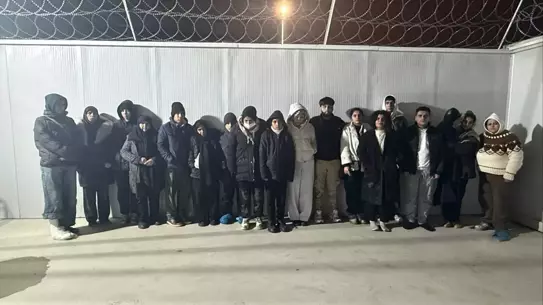 Yakalanan 18 Afgan göçmen