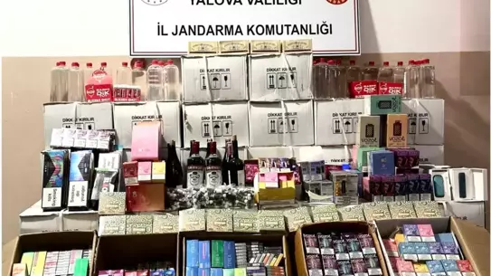 Yalova’da Kaçak Alkol ve Tütün Ticaretine Büyük Darbe: 2 Şüpheli Gözaltında