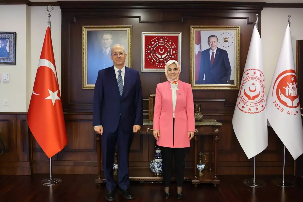 Bakan Göktaş ve Mısır Büyükelçisi Elsheik'ten Aile Yılı ve Sosyal Hizmetler Üzerine Ortak Açıklama