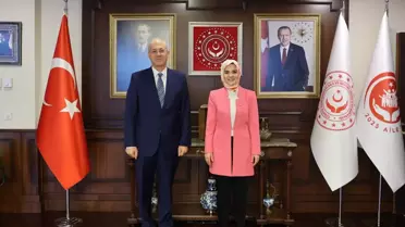 Görüşme anından fotoğraf