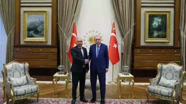 Erdoğan, Kırgızistan Parlamenter Lideri Uulu'yu Ankara’da Karşıladı