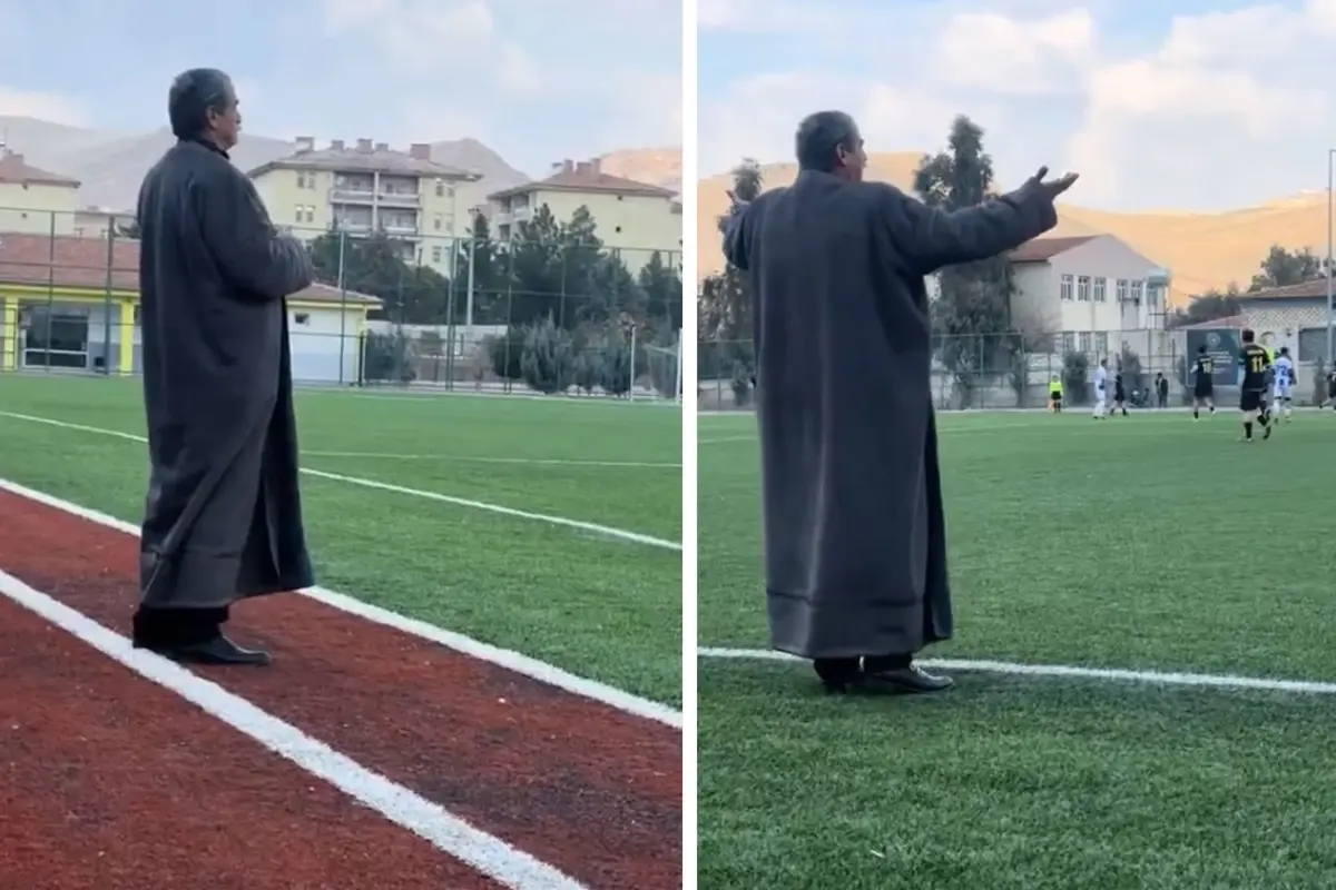 Mardinli Teknik Direktör Veysi Altun, Saha Kenarında 'Jorge Jesus' Tarzıyla Gündemde