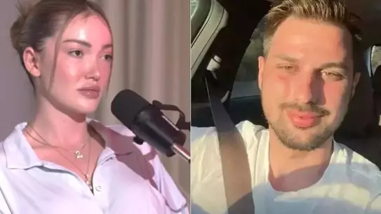 Berk Çetin’in mahkeme önündeki fotoğrafı