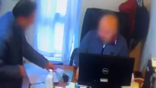 Skandalın ortaya çıkan kamera görüntüsü