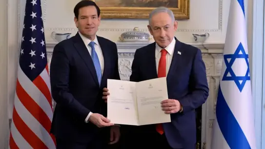 Netanyahu imza anı