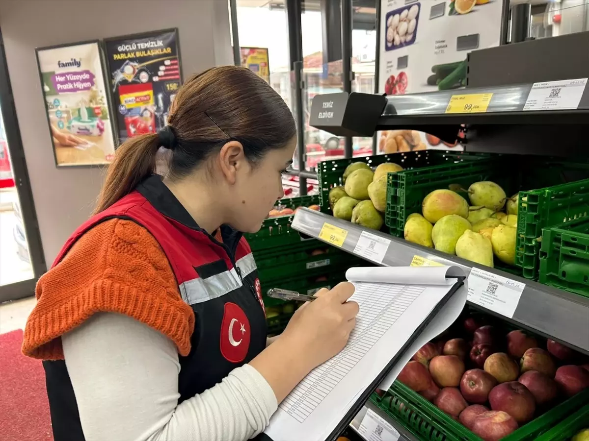 Amasya'nın Göynücek İlçesinde Tarım Ürünleri Fiyat Kontrolü Sürüyor