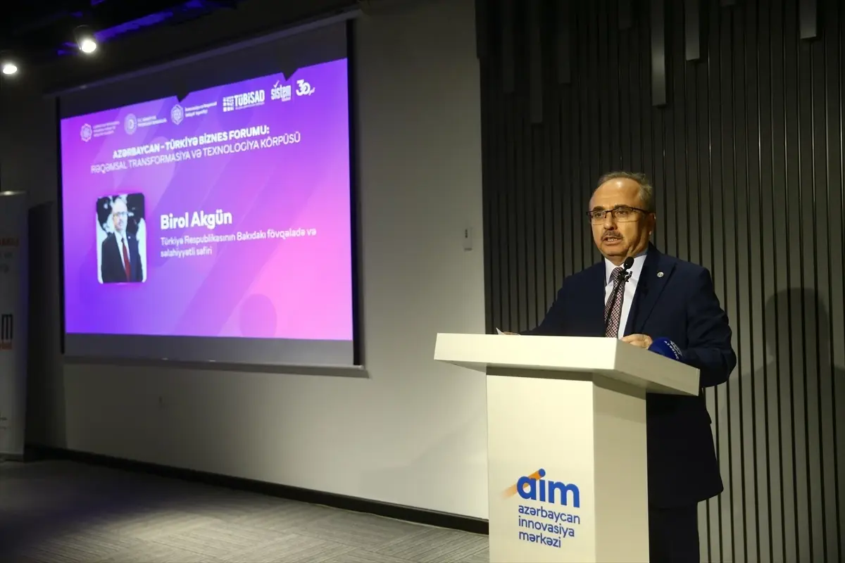 Bakü'de Azerbaycan‑Türkiye Dijital Dönüşüm İş Forumu Kapılarını Açtı