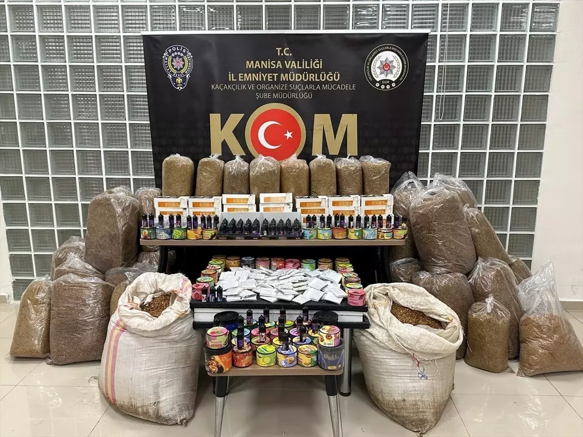 Manisa’da Kaçakçılık Operasyonu: 8 Şüpheli Gözaltında